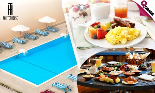 Breakfast Buffet & Pool Access at Treffen House Hotel!